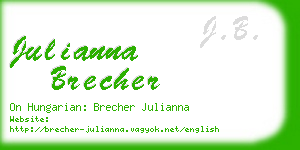 julianna brecher business card